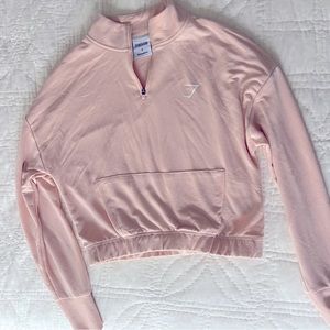 Cropped Half-zip Gymshark Pullover